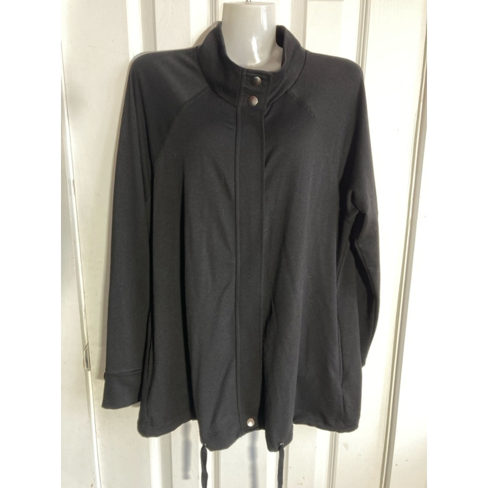 Women's Cable & Gauge Medium Jacket, Black - Picture 2 of 9
